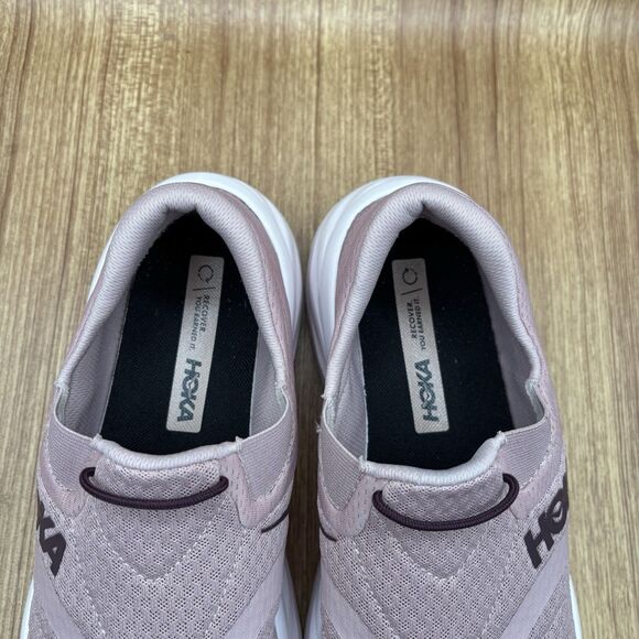 HOKA ONE ONE WOMEN'S ORA RECOVERY SHOE 2 PINK MAUVE SIZE 11 SNEAKERS - Picture 7 of 8